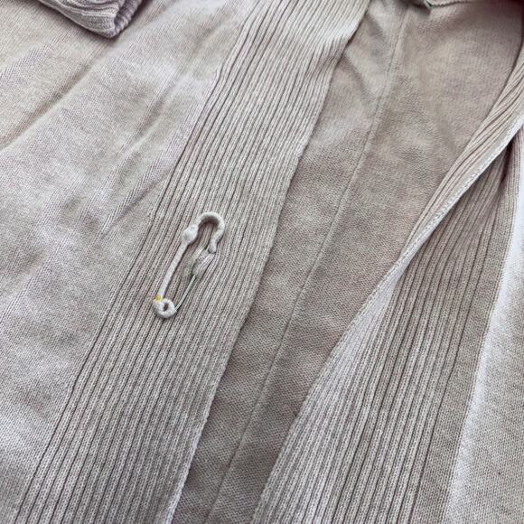 J.Jill Cardigan Womens Small Pink Ribbed Knit Open Front Sweater‎ Midi - Picture 9 of 9